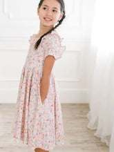 Load image into Gallery viewer, Harlow Twirl Dress - Watercolor Bloom
