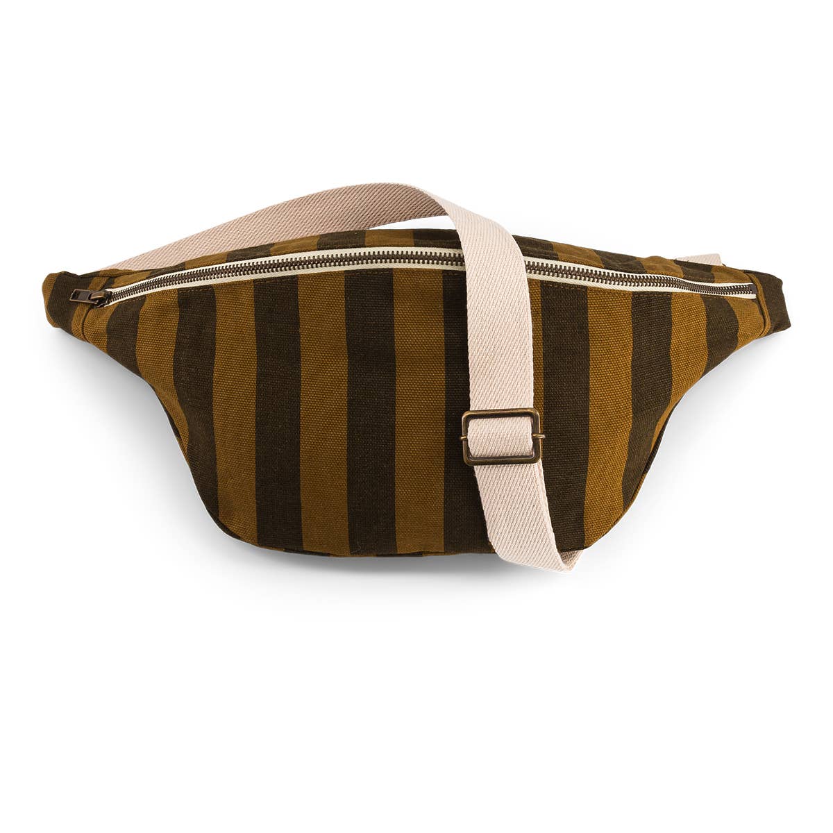 Women's Bum Bag Stripes - Cumin/Black