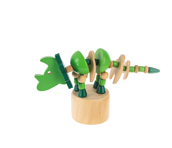 Wooden Dino Push Puppets - Several Styles
