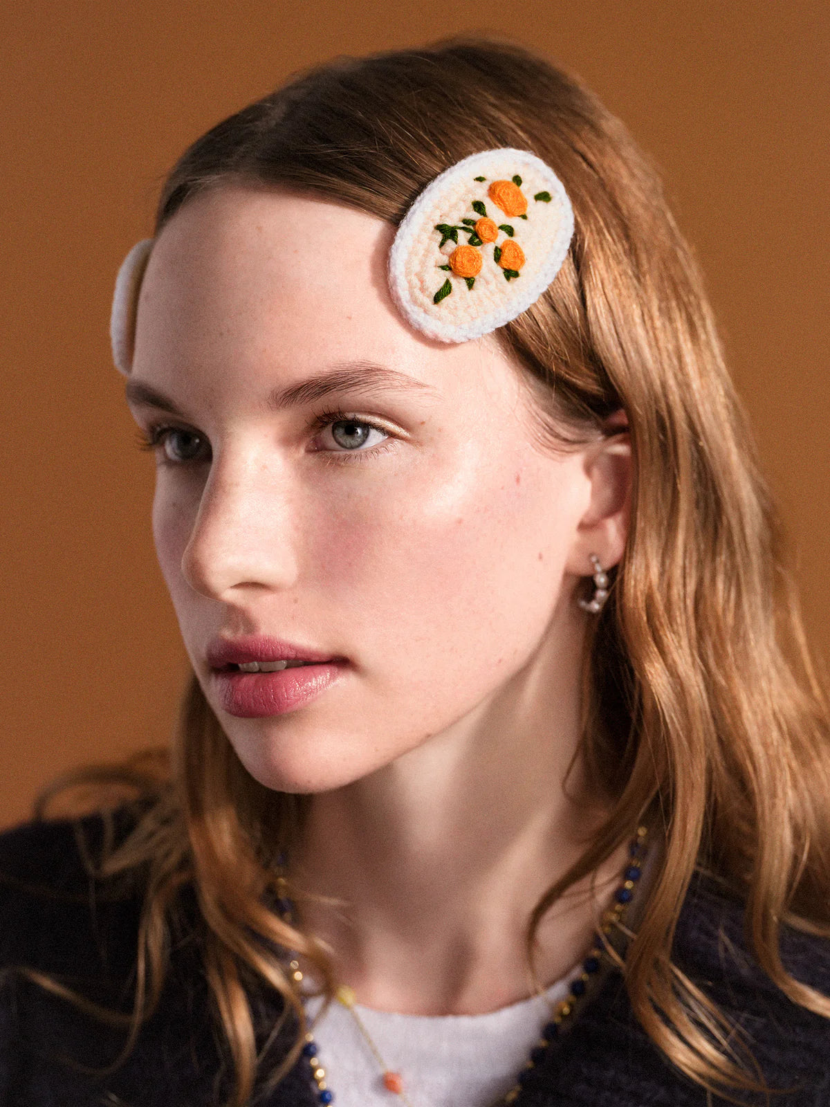 Polly Crochet Hair Clips - Yellow Multi