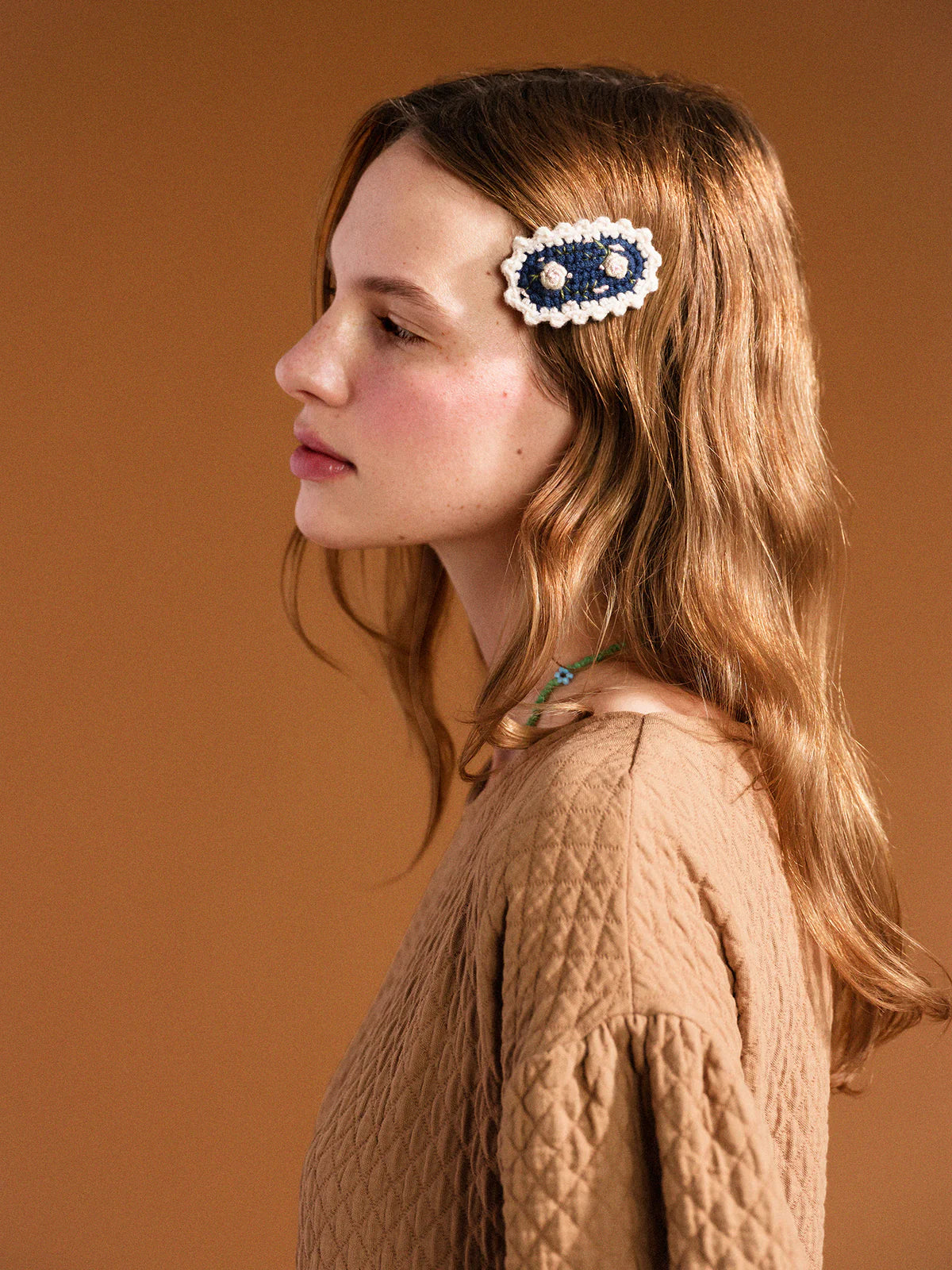 Polly Crochet Hair Clips - Yellow Multi