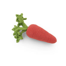 Load image into Gallery viewer, Carrot Rattle 100% organic cotton
