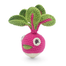 Load image into Gallery viewer, Radish Rattle 100% organic cotton
