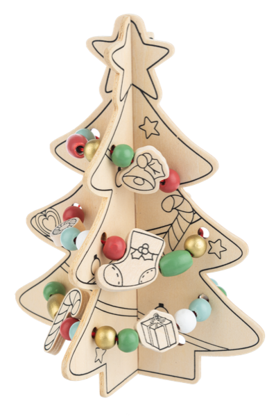 Holiday Wooden DIY Christmas Tree