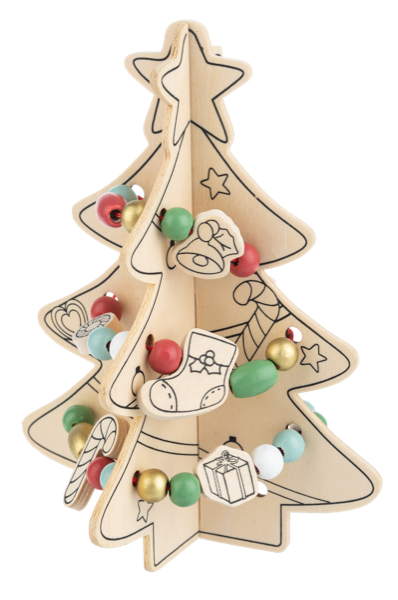 Holiday Wooden DIY Christmas Tree