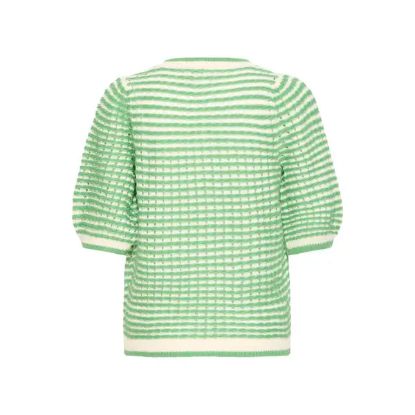 Striped Cardigan - Green