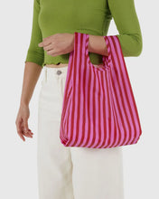 Load image into Gallery viewer, Baby BAGGU - Pink and Red Painted Stripe
