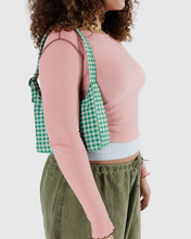 Load image into Gallery viewer, Mini Nylon Shoulder Bag - Green Gingham
