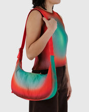 Load image into Gallery viewer, Medium Nylon Baggu Crescent Bag - Rain
