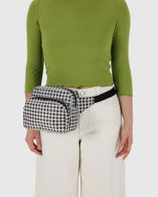 Load image into Gallery viewer, Fanny Pack - Black &amp; White Gingham
