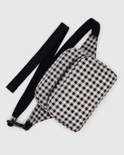 Load image into Gallery viewer, Fanny Pack - Black &amp; White Gingham
