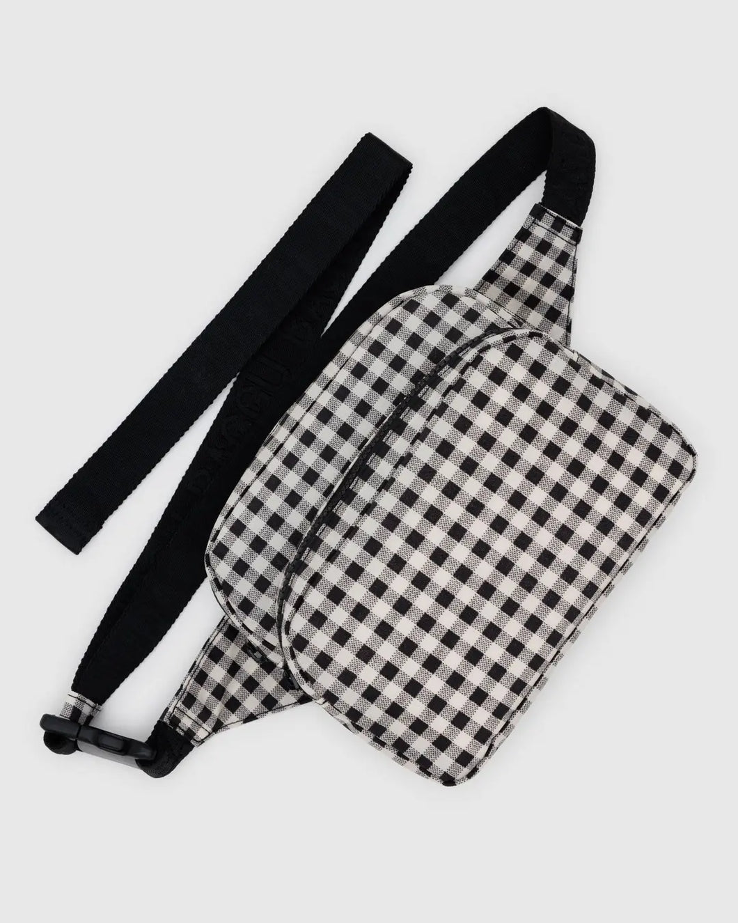 Fanny Pack - Black & White Gingham
