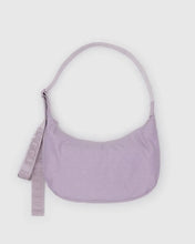 Load image into Gallery viewer, Medium Nylon Baggu Crescent Bag - Dusty Pink
