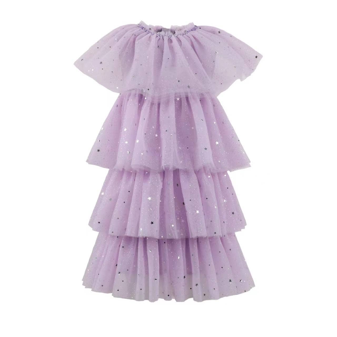 Lavender Shimmer Star Dress