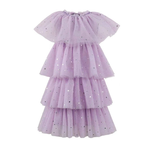 Lavender Shimmer Star Dress