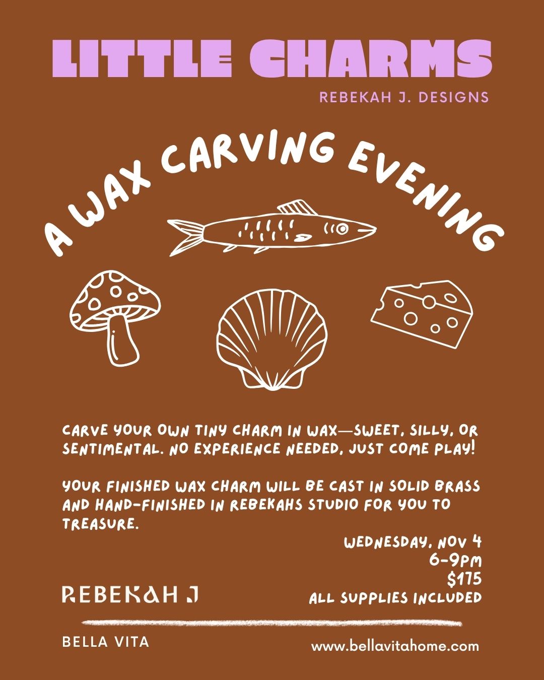 Little Charms: A Wax Carving Evening
