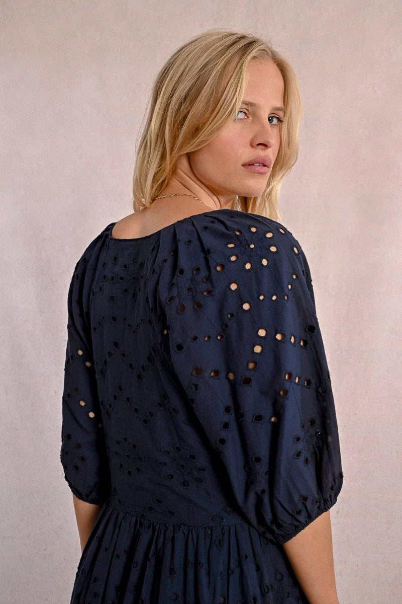 Openwork Embroidery Dress