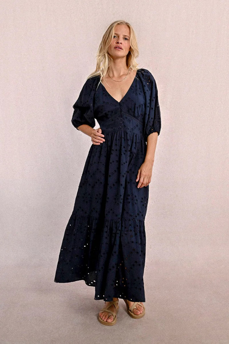 Openwork Embroidery Dress