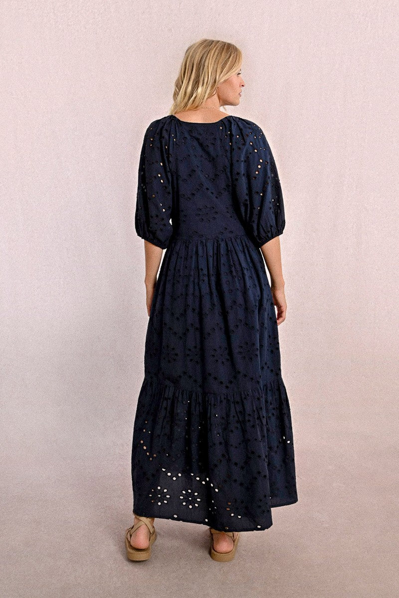 Openwork Embroidery Dress
