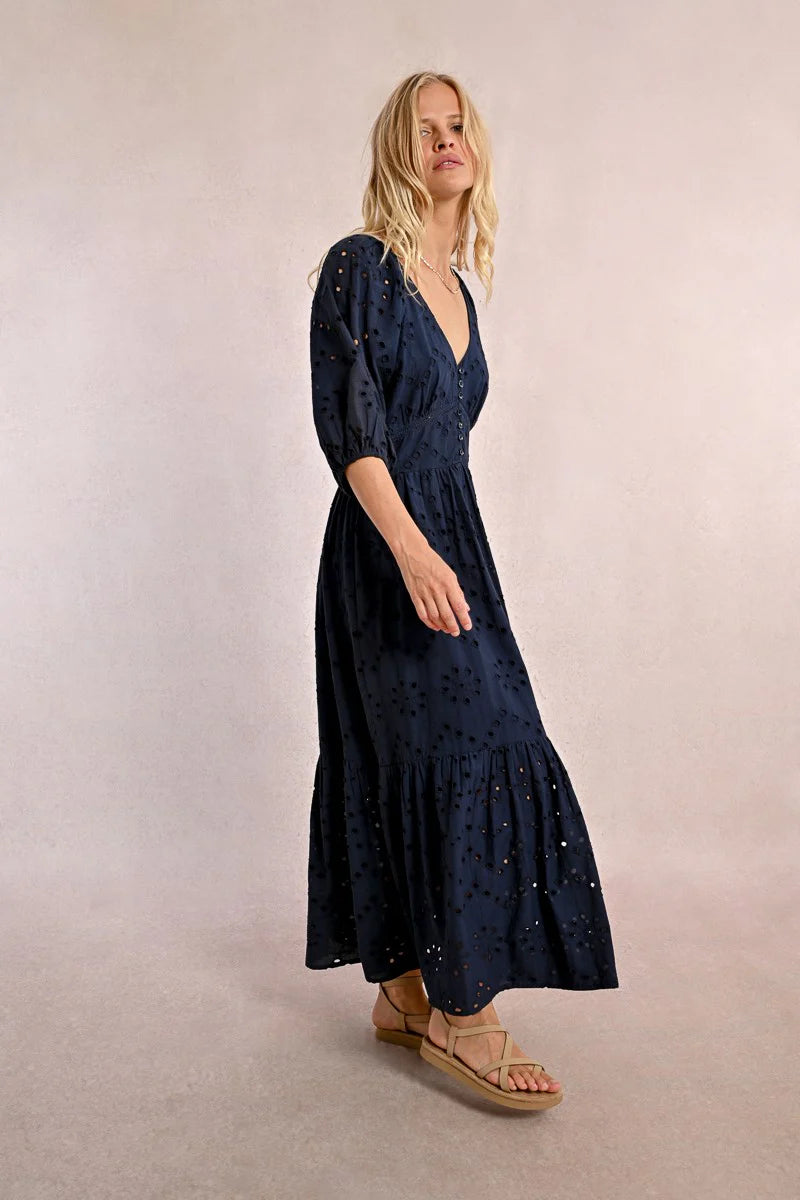 Openwork Embroidery Dress