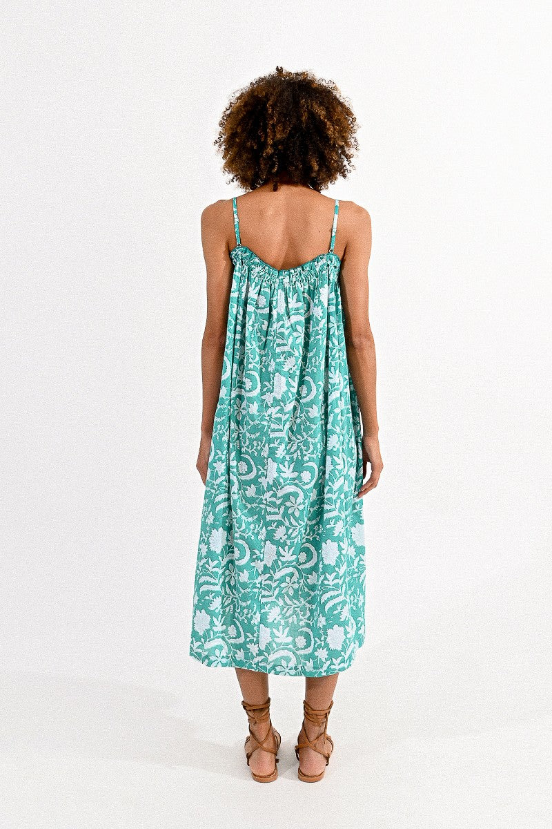 Loose Fit Floral Print Dress