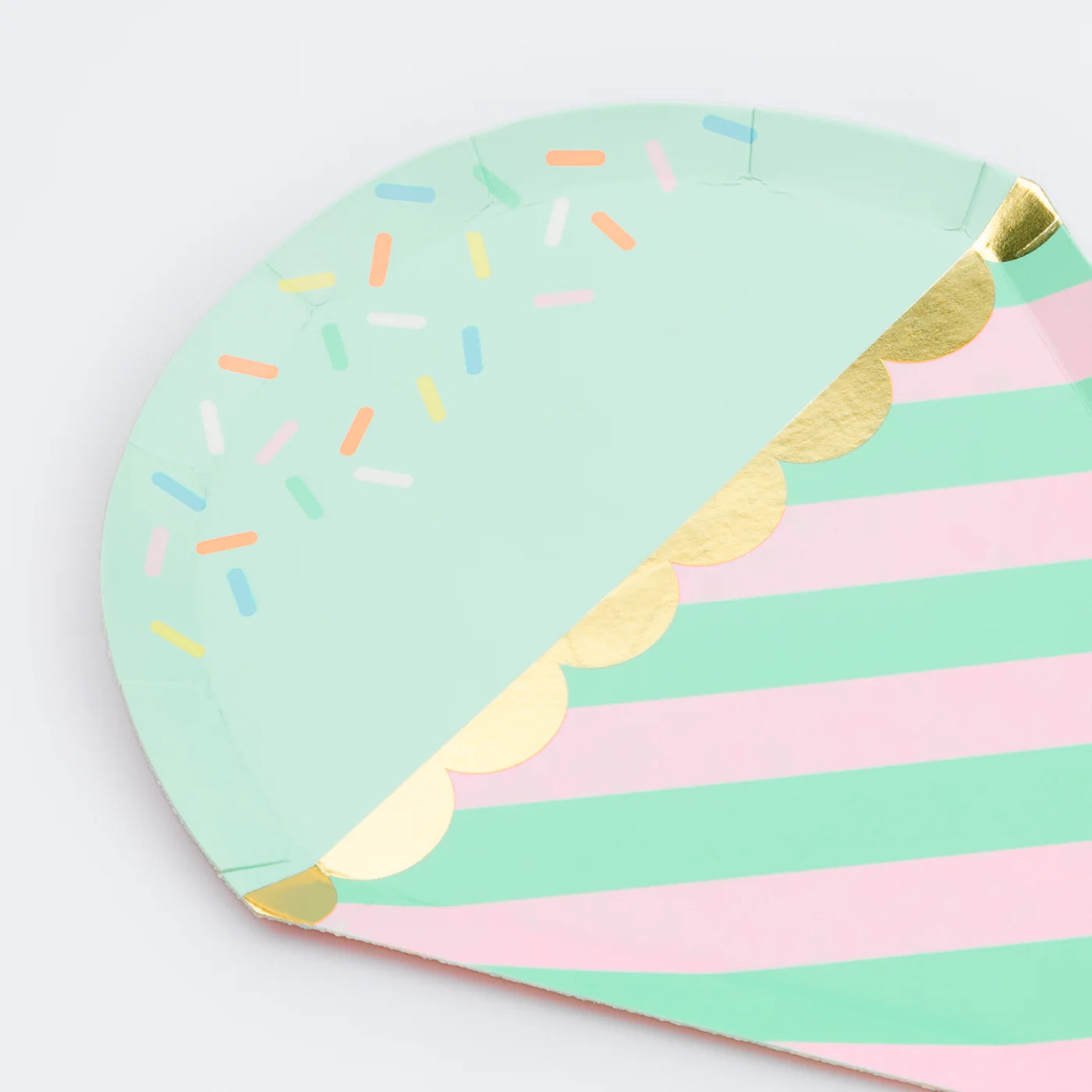 Ice Cream With Sprinkles Plates (x 8)