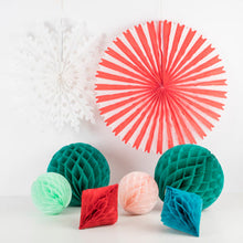 Load image into Gallery viewer, Christmas Honeycomb Decoration Kit
