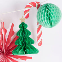 Load image into Gallery viewer, Christmas Honeycomb Garland
