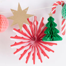 Load image into Gallery viewer, Christmas Honeycomb Garland
