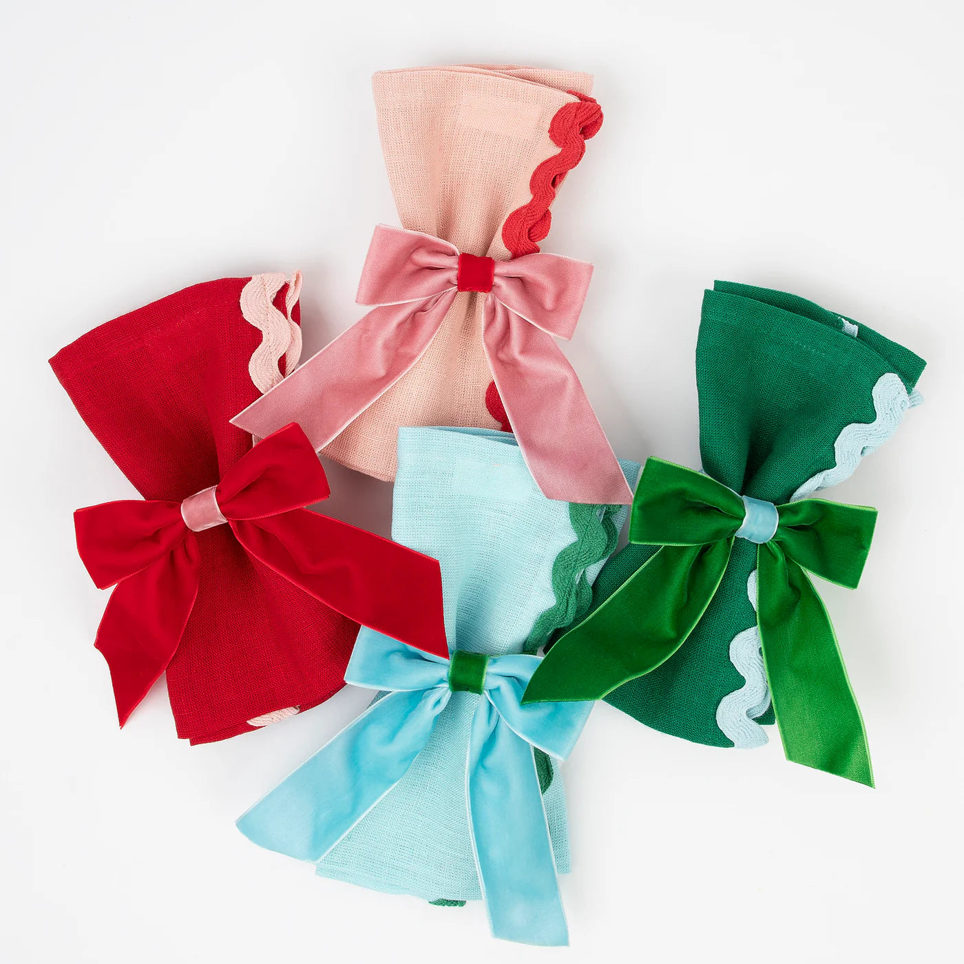 Decortive Velvet Bows (x4)