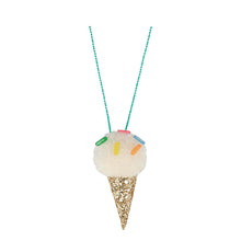 Load image into Gallery viewer, Ice Cream Pompom Necklace

