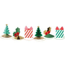 Load image into Gallery viewer, Mixed Christmas Party Hats (x 6)
