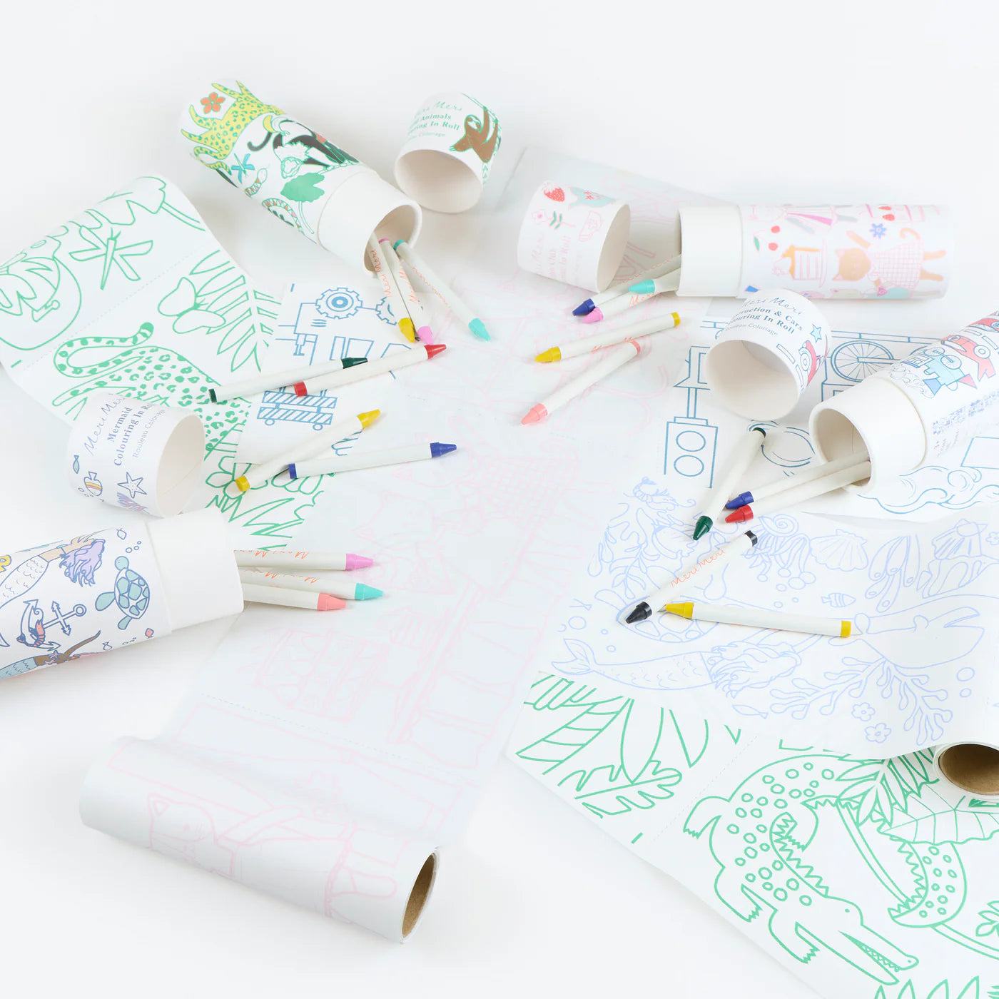 Kitten Club Coloring Roll