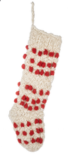 Load image into Gallery viewer, Knit Pom-Pom Stockings - Three Styles
