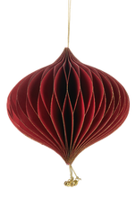 Load image into Gallery viewer, Honeycomb Drop w/Jingle Bell Ornaments - Several Sizes
