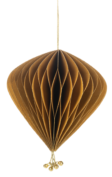 Honeycomb Drop w/Jingle Bell Ornaments - Several Sizes