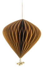 Load image into Gallery viewer, Honeycomb Drop w/Jingle Bell Ornaments - Several Sizes
