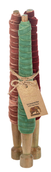 Holiday Ribbon on Wood Needle Set