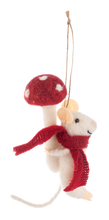 Load image into Gallery viewer, Woodland Mouse Ornaments - Two Styles
