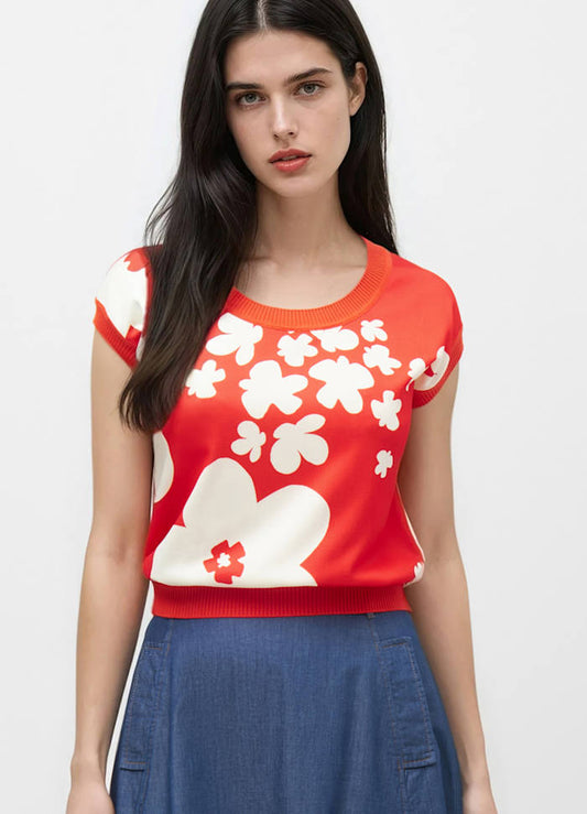 Big Flower Sweater