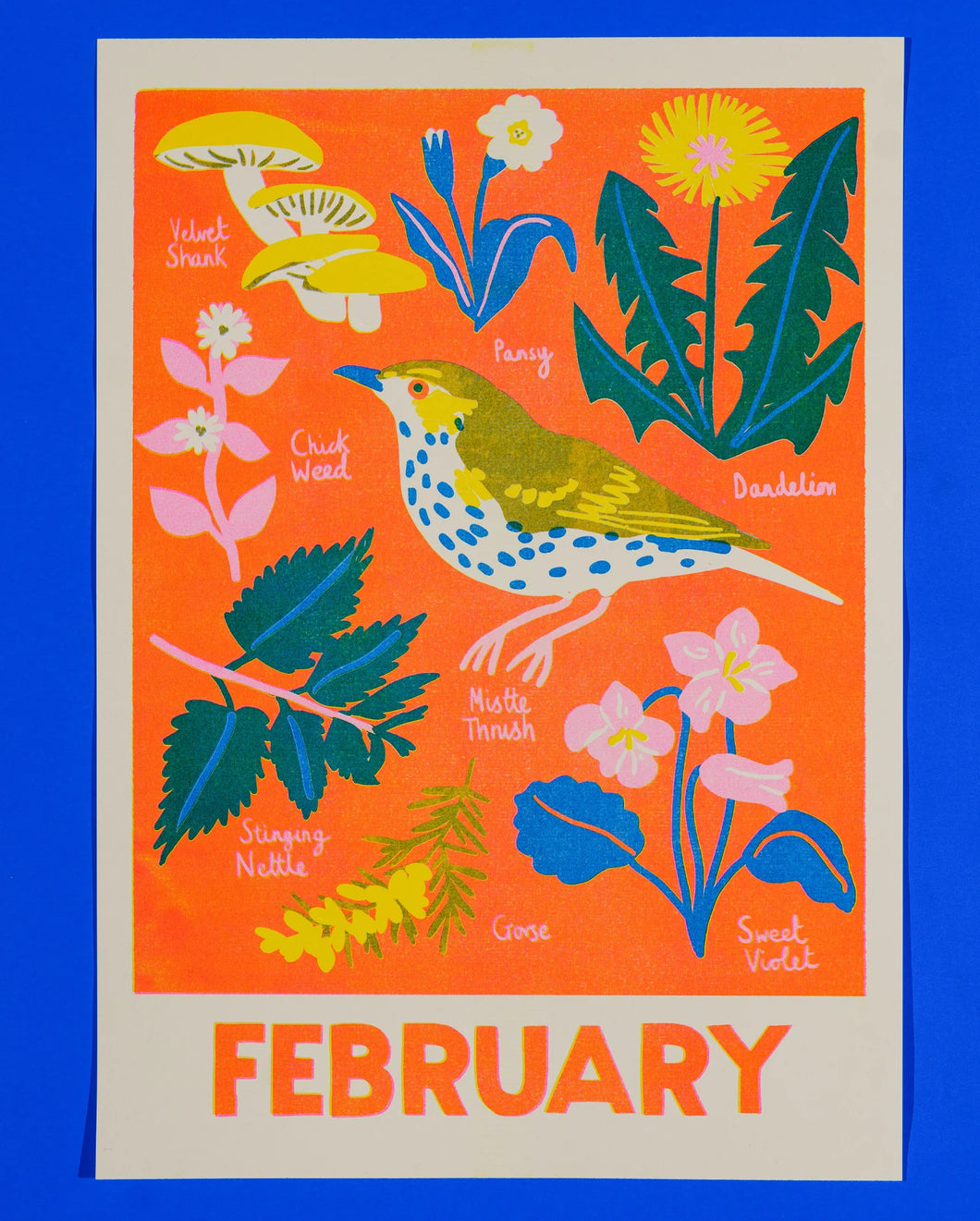 February Forage Print