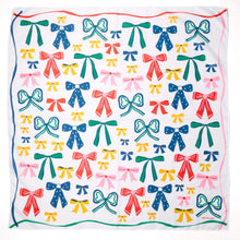 Load image into Gallery viewer, Olivia Square Scarf Bow Print
