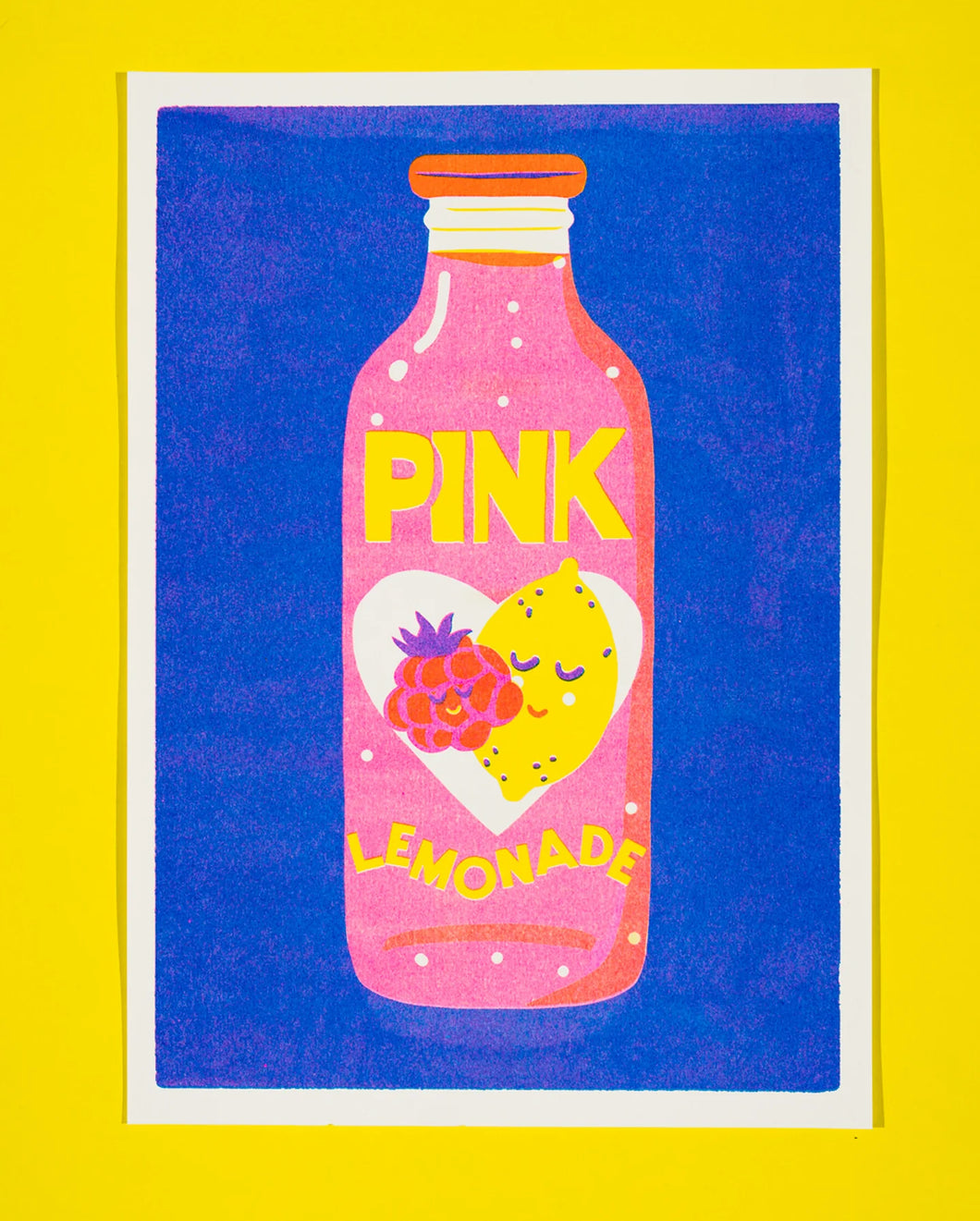 Pink Lemonade Riso Print