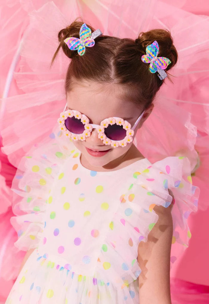 Rainbow Confetti Tulle Dress