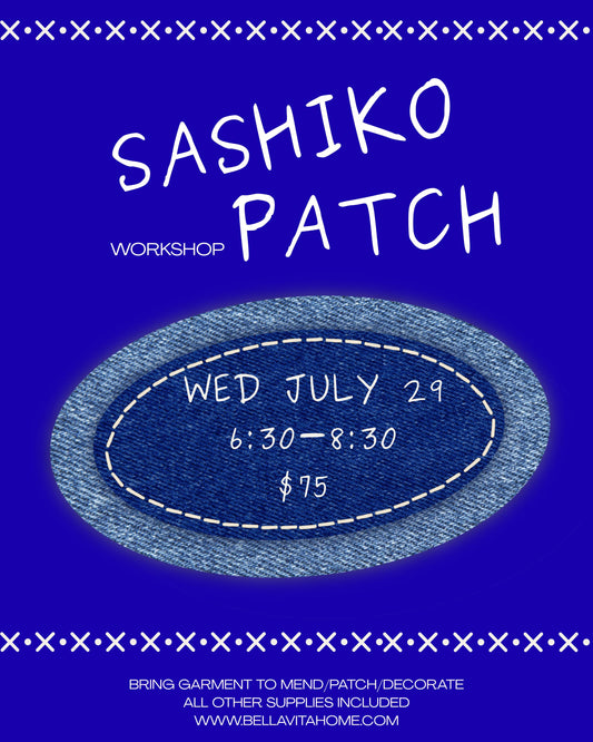 (SEATTLE) Sashiko Patch Workshop