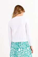 Load image into Gallery viewer, Scalopped Sweater - White
