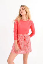 Load image into Gallery viewer, Scalopped Sweater - Coral
