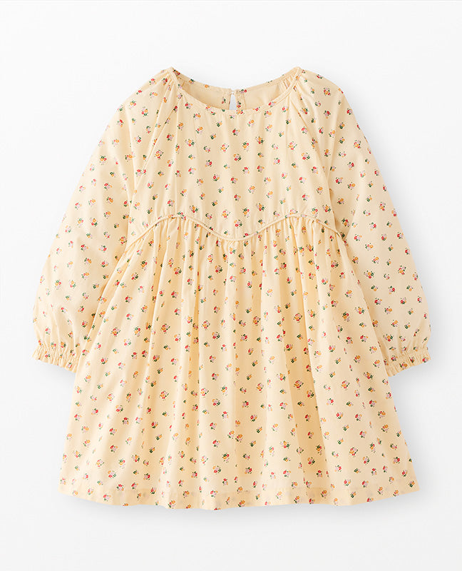 Balloon Sleeve Poplin Dress w/Pockets