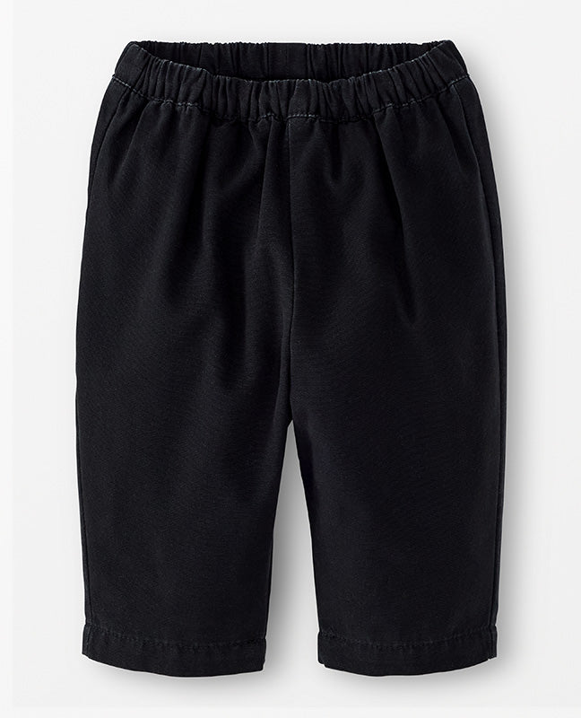 Canvas Barrel Pants - Black