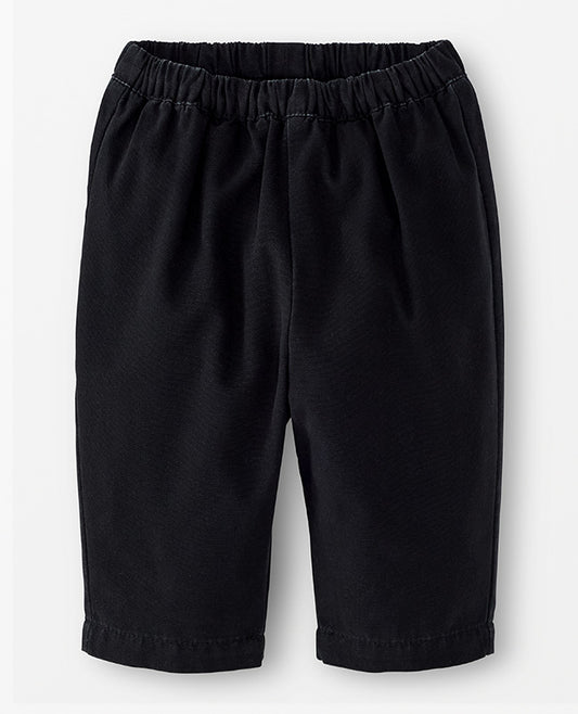 Canvas Barrel Pants - Black